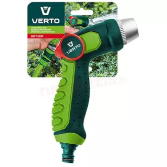 Verto pištoľový rozprašovač plynulá regulácia vody palcom, 1/2", zelený, 15G709