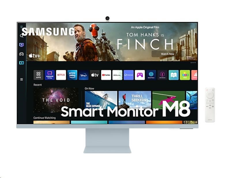Samsung MT LED LCD Smart Monitor 32" LS32BM80BUUXEN-plochý, VA, 3840x2160, HDMI, USB C