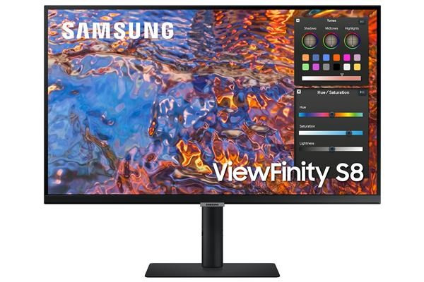 Samsung MT LED LCD Monitor 27" ViewFinity LS27B800PXUXEN-plochý, IPS, 3840x2160, 5ms, 60Hz, HDMI, DisplayPort, USBC