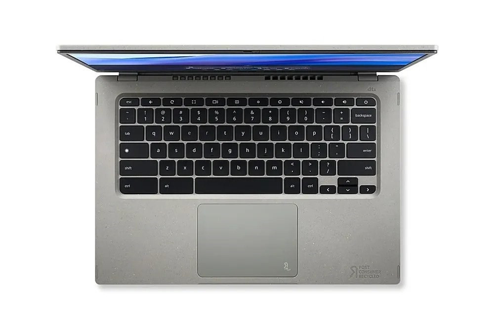 ACER NTB Chromebook Vero 514 (CBV514-1HT-59UP) -i5-1235U, 14", 8GBDDR4, 256GBSSD, Iris XE, ChromeOS, Strieborná