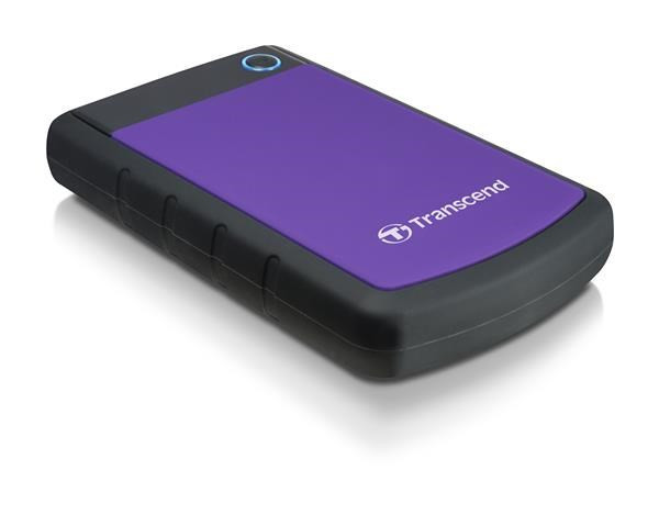 TRANSCEND externý HDD 2, 5" USB 3.1 StoreJet 25H3P, 1TB, Purple (nárazuvzdorný)