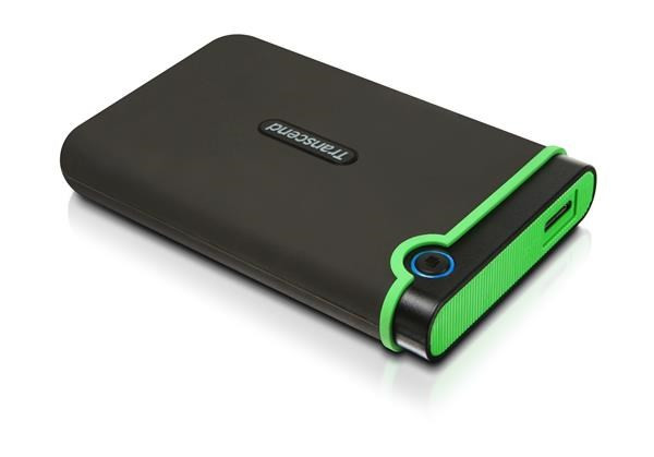 TRANSCEND externý HDD 2, 5" USB 3.0 StoreJet 25M3S, 2TB, Black (SATA, Rubber Case, Anti-Shock)