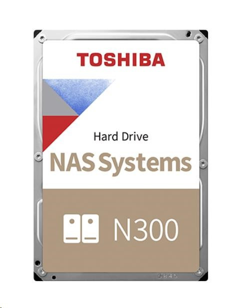 TOSHIBA HDD N300 NAS 10 TB, SATA III, 7200 rpm, 256 MB cache, 3, 5", RETAIL