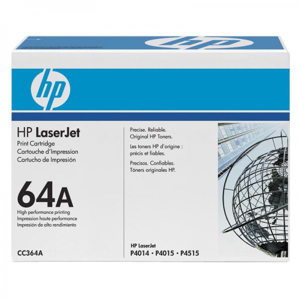 HP CC364A - originálny toner HP 64A, čierny, 10000 strán