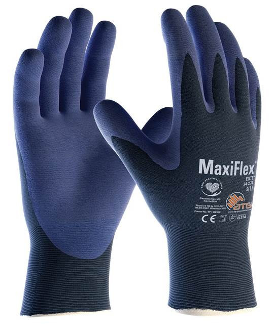 ATG® máčané rukavice MaxiFlex® Elite™ 34-274 07/S - s predajnou etiketou | A3099/07/SPE