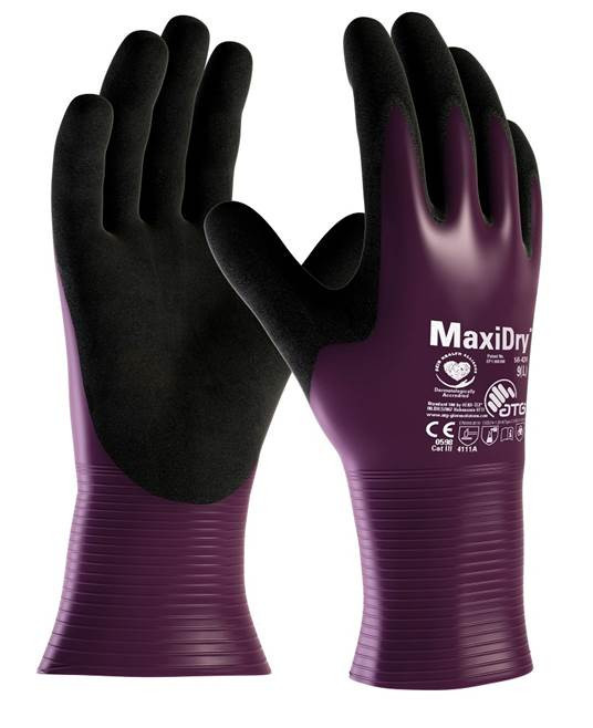 ATG® máčané rukavice MaxiDry® 56-426 07/S | A3101/07