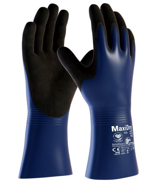 ATG® chemické rukavice MaxiDry® Plus™ 56-530 08/M | A3049/08