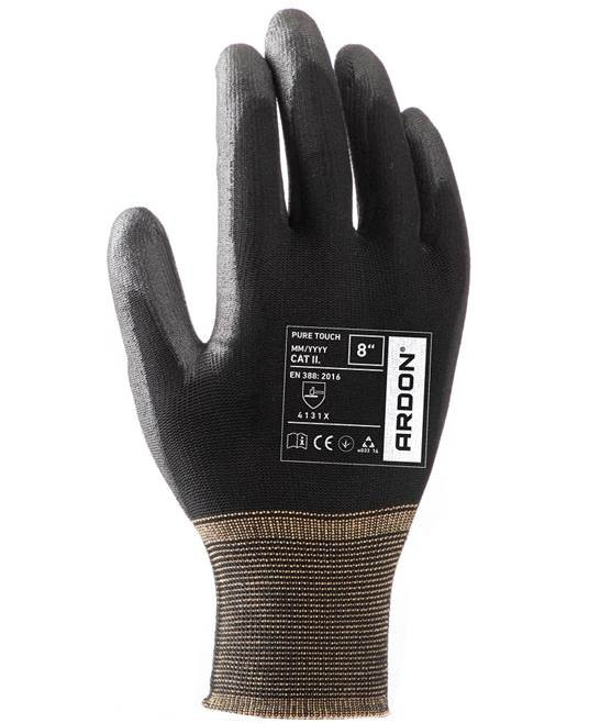 Máčané rukavice ARDON®PURE TOUCH BLACK 11/2XL | A8009/11