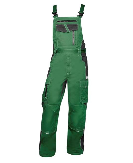Nohavice s trakmi ARDON®VISION zelené skrátené | H9196/L