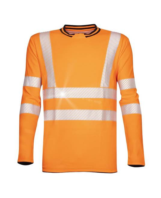 Tričko s dlhým rukávom ARDON®SIGNAL oranžové | H5927/S