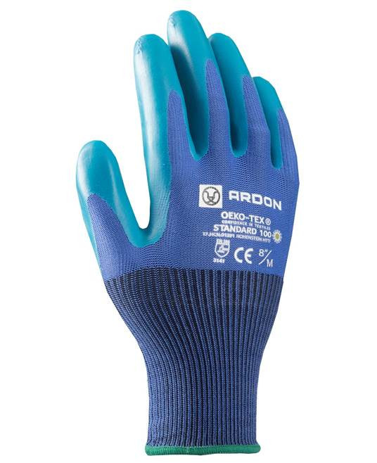Máčané rukavice ARDON®GREEN TOUCH 07/S - s predajnou etiketou - fialové | A8017/07