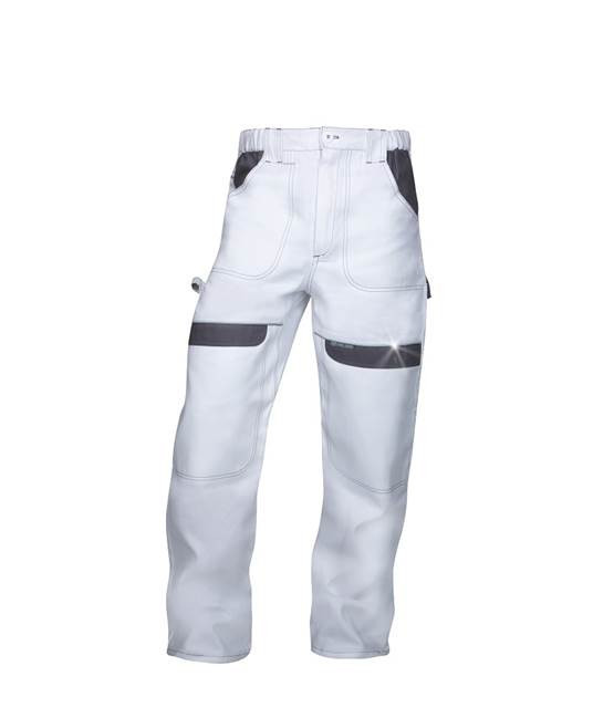 Nohavice ARDON®COOL TREND bielo-šedé predĺžené | H8818/L
