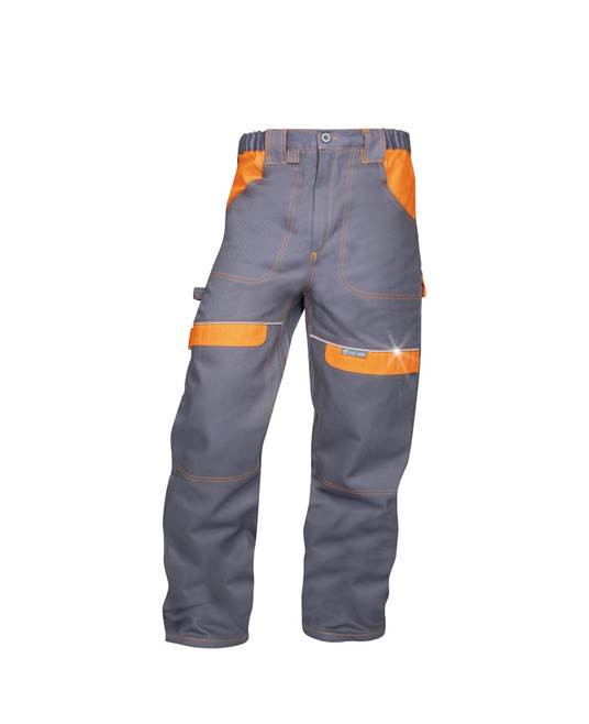 Nohavice ARDON®COOL TREND šedo-oranžové predĺžené | H8310/S