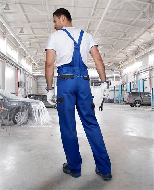 Nohavice s trakmi ARDON®COOL TREND modré skrátené | H8125/L