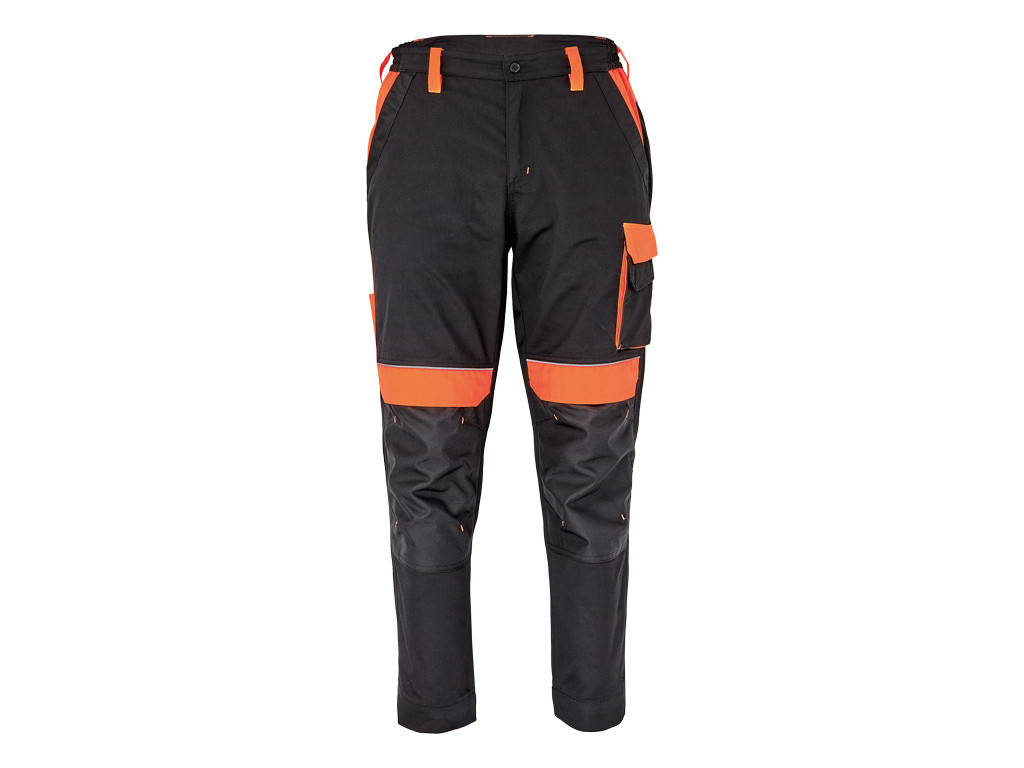 MAX VIVO nohavice pánske čierna/oranžová 52