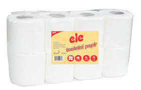 Toaletný papier Ele 3vrs. biely 100% celulóza 8ks / predaj po balení