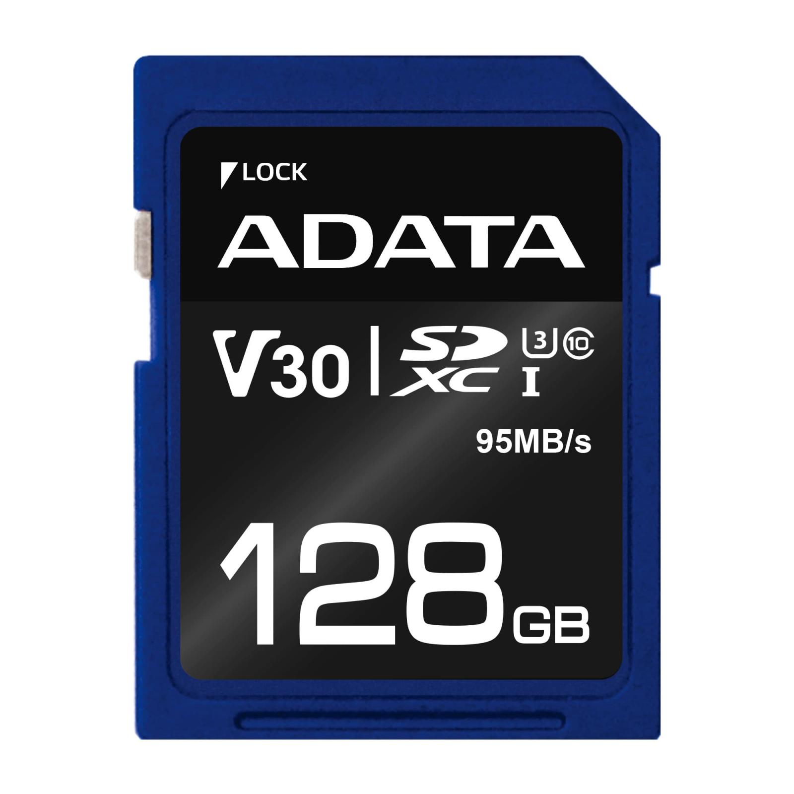 Fotografia produktu: ADATA V30S/SDXC/128GB/UHS-I U3 / Class 10