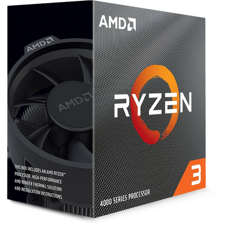 AMD cpu Ryzen 3 4100 AM4 Box (4core, 8x vlákno, 3.8GHz / 4.0GHz, 4MB cache, 65W) s chladičom Wraith Stealth