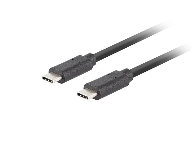 Lanberg USB-C M/M 3.1 GEN 2 kábel 1,8m 10GB/S PD100W čierna