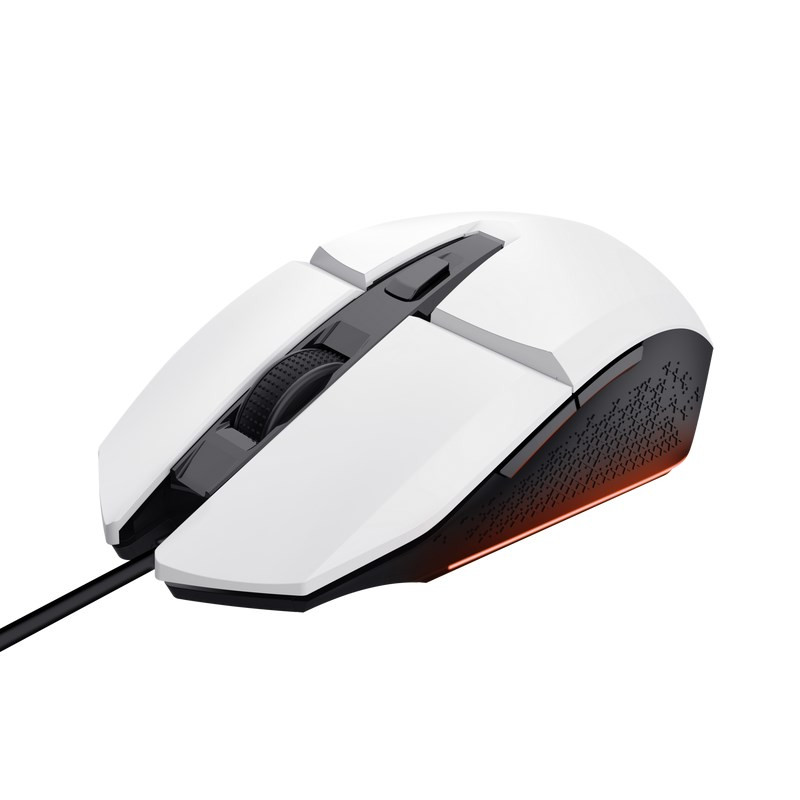 TRUST myš GXT 109W FELOX Gaming Mouse, optická, USB, biela