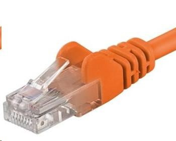 PREMIUMCORD Patch kábel UTP RJ45-RJ45 CAT5e 1m oranžová