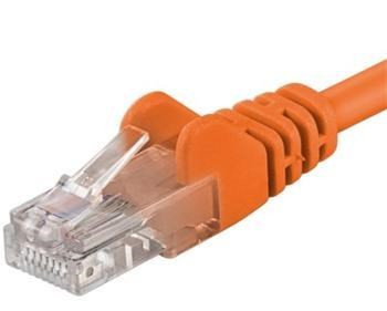 PremiumCord Patch kábel UTP RJ45-RJ45 CAT6 1m oranžová