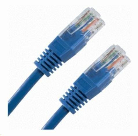 XtendLan patch kábel Cat5E, UTP - 1, 5m, modrý