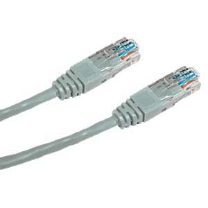 Fotografia produktu: DATACOM Krížený UTP patch kábel 0,5m Cat5e šedý