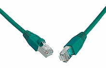 SOLARIX patch kábel CAT5E SFTP PVC 2m zelený snag-proof