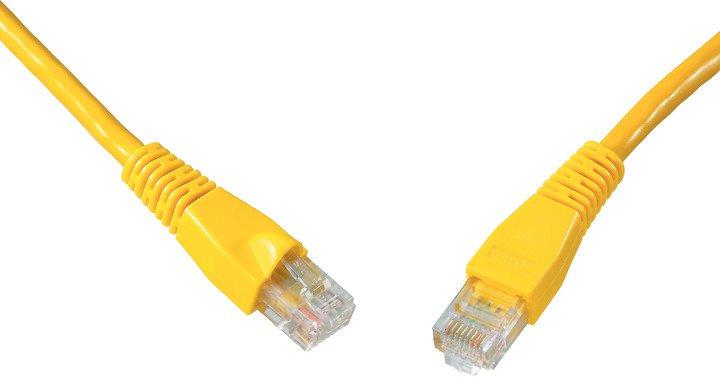 Fotografia produktu: SOLARIX patch kábel CAT6 UTP PVC 10m žltý snag proof