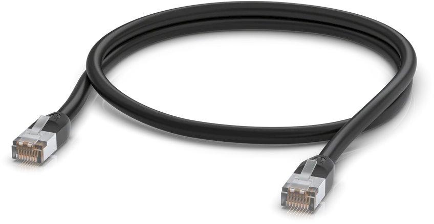 Fotografia produktu: Ubiquiti UACC-Cable-Patch-Outdoor-1M-BK, Vonkajší UniFi patch kábel, 1m, Cat5e, čierny