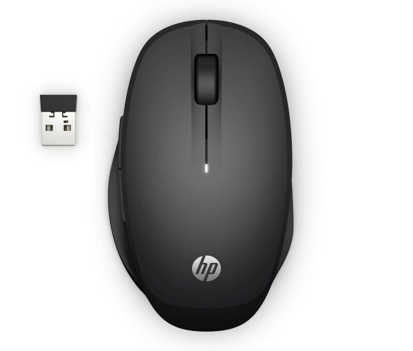 HP 300 bezdrôtová myš Dual Mode - čierna
