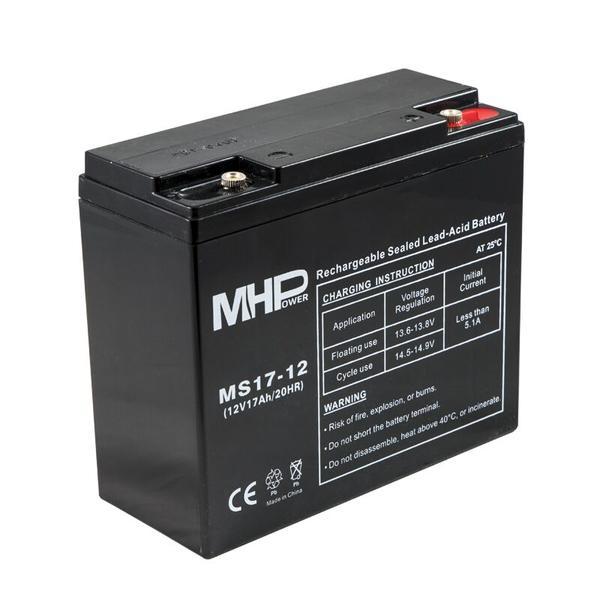 Fotografia produktu: Pb akumulátor MHPower VRLA AGM 12V/17Ah (MS17-12)