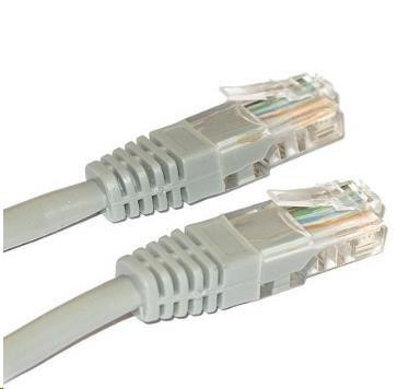 XtendLan patch kábel Cat5E, UTP - 40m, sivý