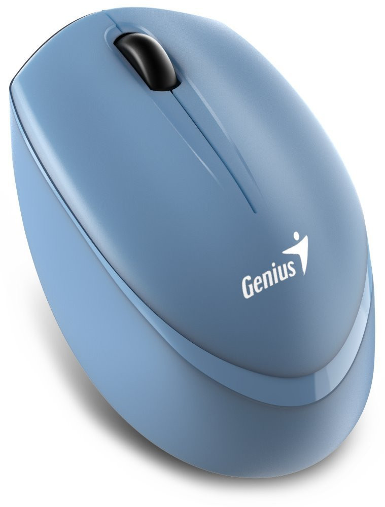 Genius NX-7009 Myš, bezdrôtová, optická, 1200DPI, 3 tlačidlá, Blue-Eye senzor, USB, modrá