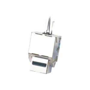 Fotografia produktu: DATACOM Keystone cat5E silver STP dual-mini