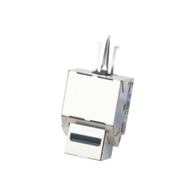 Fotografia produktu: DATACOM Keystone CAT6 STP silver dual-mini