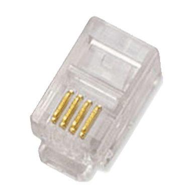 Fotografia produktu: DATACOM Konektor RJ10 UTP lanko 4p4c bal.10ks