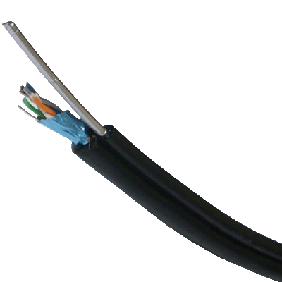 Fotografia produktu: DATACOM FTP drôt Cat5e 100m samonosný OUTDOOR blk