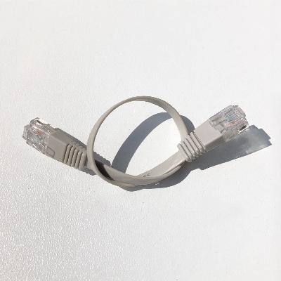 Fotografia produktu: DATACOM Patch cord UTP CAT6 0,25m šedý FLAT plochý