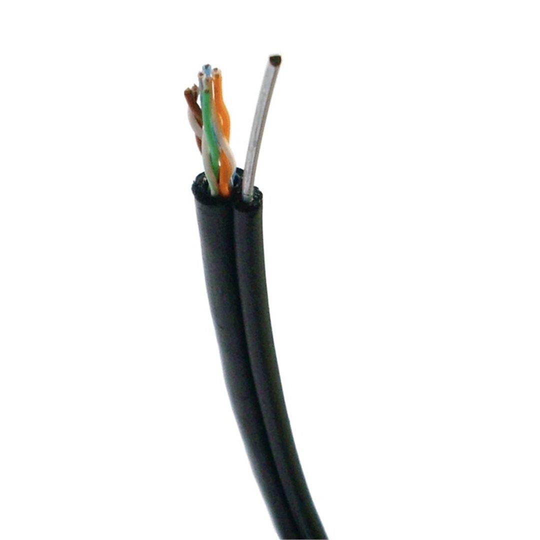 Fotografia produktu: DATACOM UTP drôt Cat5e 50m samonosný OUTDOOR blk
