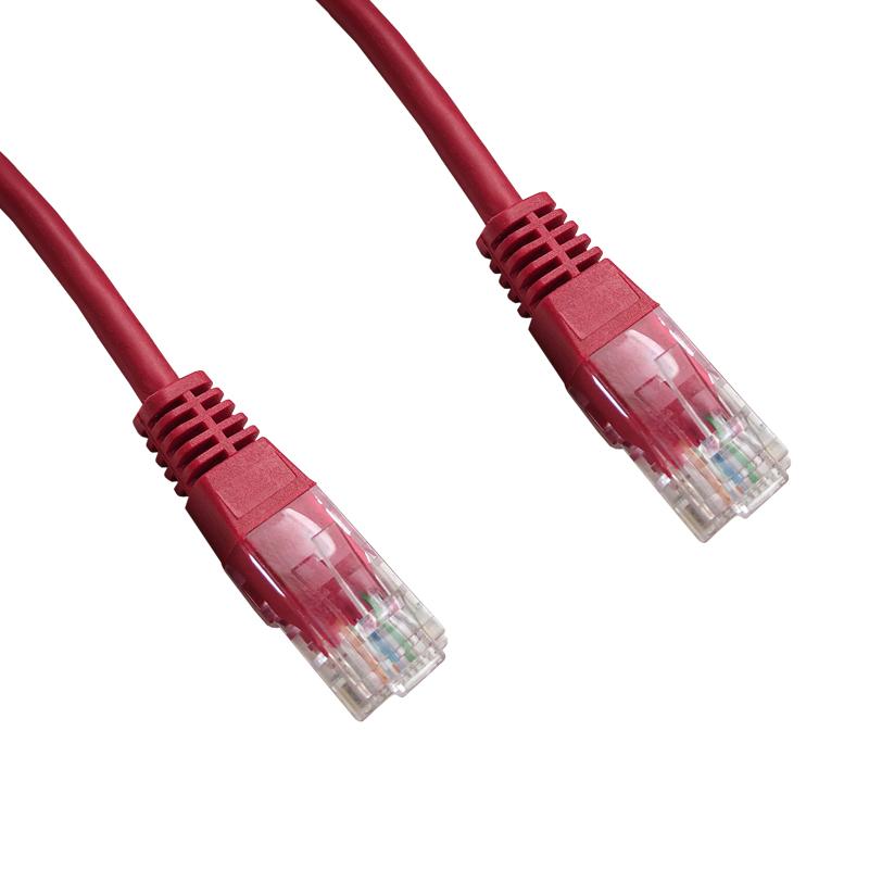 Fotografia produktu: DATACOM Patch cord UTP CAT5E 1,5m červený