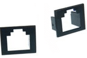 Fotografia produktu: DATACOM Adaptér RJ45 na RJ12 (RJ11) biela 100ks