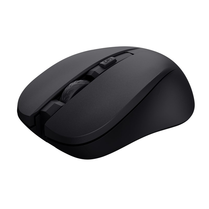 TRUST myš Mydo tichá bezdrôtová myš, optická, USB, čierna