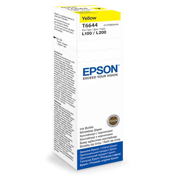 Epson  - EPSON T6644 (C13T66444A) - originálna cartridge, žltá, 70ml