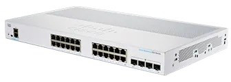 Cisco switch CBS250-24T-4X (24xGbE, 4xSFP+, fanless) - REFRESH