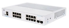 Cisco switch CBS350-16T-2G-EU (16xGbE, 2xSFP, fanless) - REFRESH