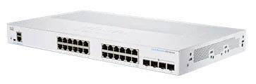 Cisco switch CBS350-24T-4G, 24xGbE RJ45, 4xSFP, fanless