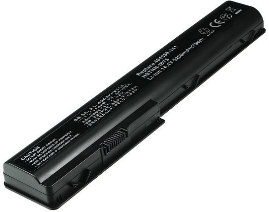 2-Power batéria pre HP/COMPAQ HDX X18 séria/HDX18 séria/Pavilion DV7 séria/DV8 séria Li-ion (8cell), 14.4V, 5200mAh