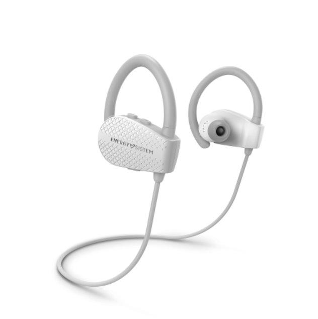 E-shop Energy Sistem Earphones Bluetooth Sport 1+ Snow, Bluetooth športové slúchadlá s mikrofónom